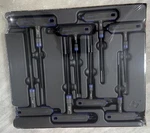 Snap-on Power Blue 8 Pc Sae T/l-shaped Combination Hex Wrench Set (3/32 1/4"). Fixed Price $129.99.