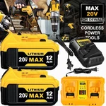 2PACK For Dewalt Volt Max Xr 12.0AH Lithium Battery DCB206-2/DUAL Charger. Fixed Price $60.00.