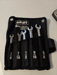 Hart Piece Ratcheting Wrench Set Sae 3/8" 7/16" 1/2" 9/16" 5/8" Barely Used. Fixed Price $24.00.