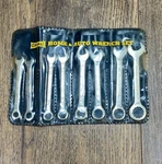 Vintage Oxwall 8-PIECE Home & Auto Combination Wrench Set 7/32" 7/16". Fixed Price $20.00.