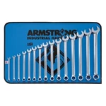 Armstrong 52634 15PC 12PT Metric Full Polish Long Combination Wrench Set 52-634. Fixed Price $400.00.