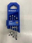 Kobalt 6525027 Metric Reversible Ratcheting 4 Piece Wrench Set. Fixed Price $35.00.