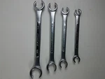 Powerbuilt Sae Flare Nut Wrench Set 4 Piece Silver Gently Used. Fixed Price $15.00.