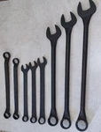 Snap-on 8PC Jumbo Comb. & Box Wrenches 1-1/16 To 1-7/8 Black Oxide Goex Gxb Usa. Fixed Price $290.00.