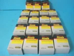 Huge Lot Of 1900 Stanley Aluminum Rivets PAA/42B/42/66/54/56/52/46 1/8" 5/32 3/8. Fixed Price $39.99.