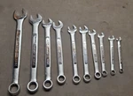 Sears Craftsman 10 Piece Metric Combination Wrench Set #4291 Nos. Fixed Price $49.99.