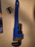 Kobalt 18" Cast Iron Pipe Wrench Heavy Duty #464645. Fixed Price $22.00.