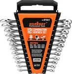 Horusdy 12-PIECE Metric Wrench Set Combination With Organizer. Fixed Price $27.99.