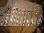 Craftsman 9-42908 Metric 14 Pc Combination Wrench Set 6MM-24MM. Fixed Price $130.00.