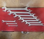 Proto Professional Sae 10PC Double Open End Wrench Set 5/16" 1-1/8" Usa Satin. Fixed Price $134.95.