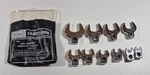 Craftsman Usa 10-PIECE Sae Rare V Crow Foot Wrench Set No 4362. Fixed Price $74.95.