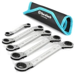 Duratech 5 Pc Double Offset Box End Reversible Ratcheting Metric, Silver. Fixed Price $41.17.