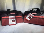 2 Pack Craftsman 13 X 9.75 Wide Mouth Tool Bag 6 Pocket Black/red! Nwt!. Fixed Price $21.99.