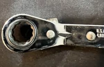 Vintage S-k 1/2" And 9/16" Double Box End Offset Ratcheting Wrench No. 87016. Fixed Price $19.89.