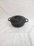 Lodge Qt. Cast Iron Serving Pot 2PS2 Dutch Oven &lid Open Fire Cooking Camping. Fixed Price $29.99.