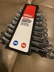 Hyper Tough 24886 Piece Combination Wrench Set Metric And Sae 6-18MM 1/4-3/4". Fixed Price $19.87.