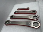 Husky Sae Ratcheting Double Box-end Wrench Set Pieces, 8 Sizes 1/4 1/2 3/4 Etc. Fixed Price $23.99.