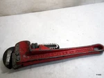 Vtg Craftsman Pipe Wrench #55675 Drop Forged Heavy Duty Adjust Orange Guc Japan. Fixed Price $20.00.