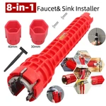 8 1 Faucet Sink Installer Multi Tool Pipe Wrench For Plumbers Homeowners. Fixed Price $6.89.