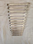 Usa Craftsman Metric -vv- Vintage 13 Piece Combination Wrench Set 7-19 Mm 12PT. Fixed Price $125.00.
