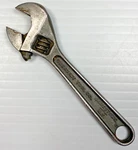 Vintage Crescent Tools 4" Black Oxide Adjustable Wrench Jamestown Ny. Fixed Price $24.95.