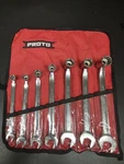 Proto J1270A Piece Point Satin Finish Alloy Steel Flex Head Wrench Set. Fixed Price $149.99.