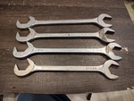 Vintage Mac 4WAY Angle Open End 4PC Wrench Set 1/4- 1/2 DA40 DA44 DA46 DA48. Fixed Price $158.50.