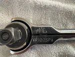 Used Mac Tools VR100SPA 12" Swivel Head Quick Release Ratchet 1/2" Drive. Fixed Price $70.00.