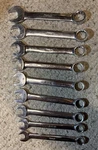 Snap On 9 Piece Metric Stubby Wrench Set 12 Point. Fixed Price $185.00.