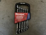 Duralast Reversible Ratcheting Combination Wrench Set Pc Sae 64-115 Steel. Fixed Price $50.00.