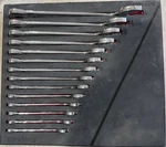 Snap-on Metric Flank Drive Plus Way Wrench Set 14PC 10-27MM. Fixed Price $600.00.