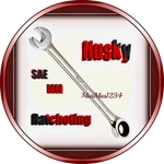 Husky Ratcheting Combination Wrench - Sae Mm Polished Chrome Fast Shipping. Fixed Price $10.95.