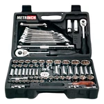 Metrinch MET-0076 Combination Set 76PCS Ratchet Box 1/2" 3/8" 1/4" Wrench Socket. Fixed Price $385.00.