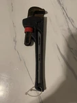 Husky Pipe Wrench 10 In Adjustable Serrated Jaw, Model 744 670. Fixed Price $12.25.