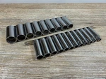 Sk Tools 1951 21 Piece 1/2" Drive Pt. Deep Metric Chrome Socket Set Usa. Fixed Price $299.95.