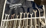 Excellent Vintage Armstrong 1140P Miniature Angle Wrench Set Complete. Fixed Price $49.99.