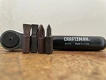 Craftsman 41715 Offset Bit Screwdriver And Ratchet Wrench. Fixed Price $19.95.
