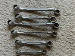 Williams R-37A Piece Sae Wrench Set Spanner Made In England 5 11 7/16 Tool Lot. Fixed Price $78.90.