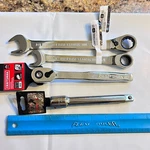 Craftsman 3/4,5/8 New Wrenches 42419 & 42565, 3/8 Dr, 6" Extension. Fixed Price $29.00.