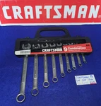 Craftsman 12PT Sae Combination Wrench Set #9-44181 (9-PIECES) 1/4" To 11/16" Usa. Fixed Price $39.90.
