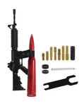 Vms Silverado Sierra Red AR15 AR-15 50 Caliber Bullet Aluminum Short Antenna. Fixed Price $58.95.
