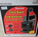 Imperial T2 BM0400 28X32 Scratch-resistant Indoor Black Stove Board Protector. Fixed Price $79.98.