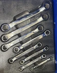Snap On 8 Piece 12 Point Metric Flank Drive Offset Box Wrench. Fixed Price $200.00.