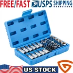 34PCS Drive Female Torx Star Bit E-socket Set Handheld Tool Case Us. Fixed Price $14.99.