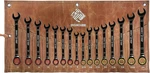 Ironcube Ratcheting Wrench Set 16 Piece - Metric Standard Black Combinatio. Fixed Price $87.38.