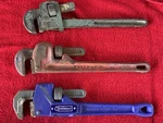 Pipe Wrench Lot Of (3) 14 Proto Kobalt Vintage Monkey Tool. Fixed Price $45.00.