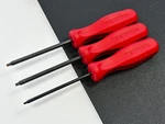 New Tekton Tools Usa 3PC Square Head S1 S2 S3 Red Hard Handle Screwdriver Set. Fixed Price $47.99.