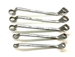 Vintage Akar Tools 75 Deep Offset Box End Wrench Set, 3/8 -1 Chrom Vanadium. Fixed Price $31.99.