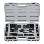 Stanley 69 Pc. Sae/metric Laser Etched Black Chrome Socket Set 92-824. Fixed Price $140.25.