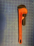Vtg. Superior Heavy Duty Pipe Wrench - #02814. Fixed Price $15.95.